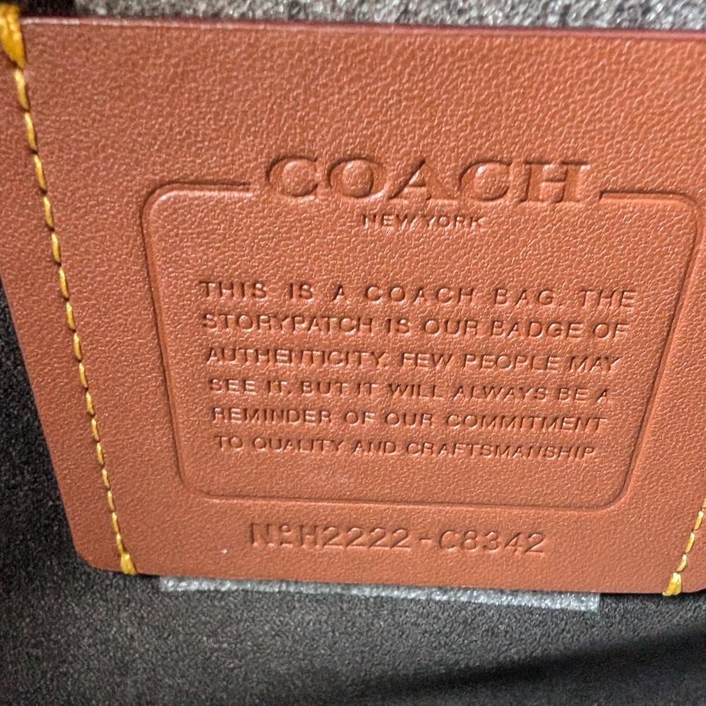 Coach Gotham Tall Tote - Black - Picture 10 of 16